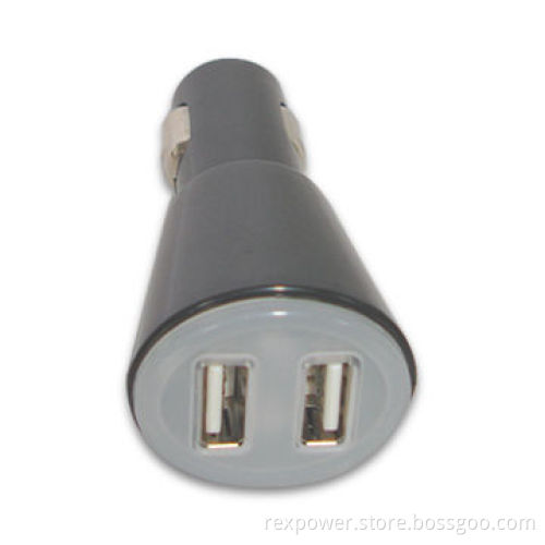 Charger for iPad/iPhone, with 5V DC Outdoor Voltage/12 to 24V DC Input Voltage/2A Maximum Current
